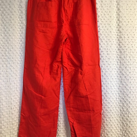 Loft Wide Leg Linen Pants - Picture 4 of 5